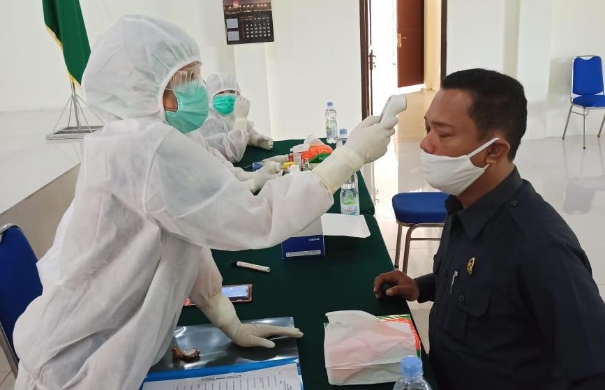 Hakim, Jaksa dan Polisi di Tamiang Layang Dirapid Test