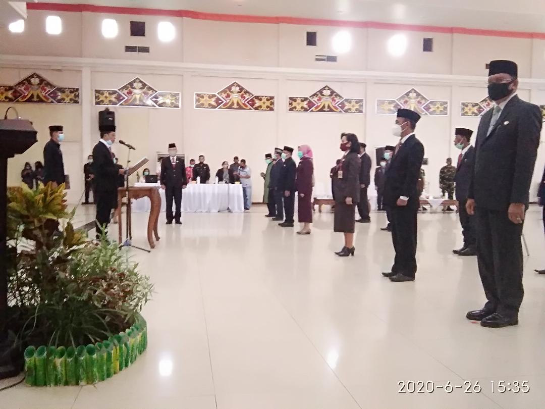 Bupati Mura Lantik 18 Pejabat, Ini Daftarnya
