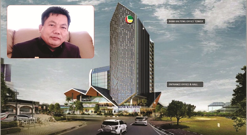 Megah! Begini Penampakan Menara Pencakar Langit Milik Bank Kalteng