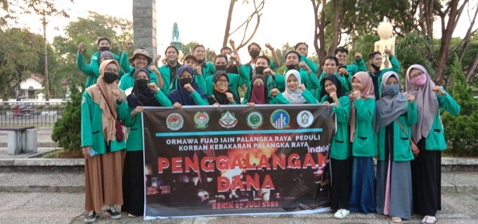 ORMAWA FUAD IAIN Palangka Raya Galang Dana untuk Korban Kebakaran