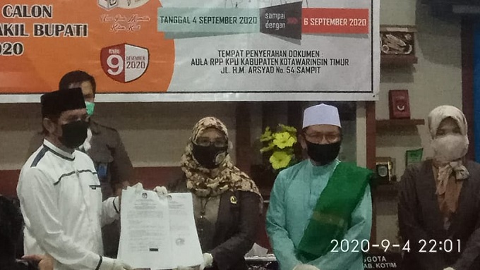 Mendaftar ke KPU, Rudini – H Samsudin Optimis Bisa Menang