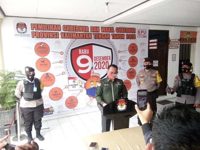 Sah! KPU Tetapkan Dua Pasangan Calon Pilkada Kalteng