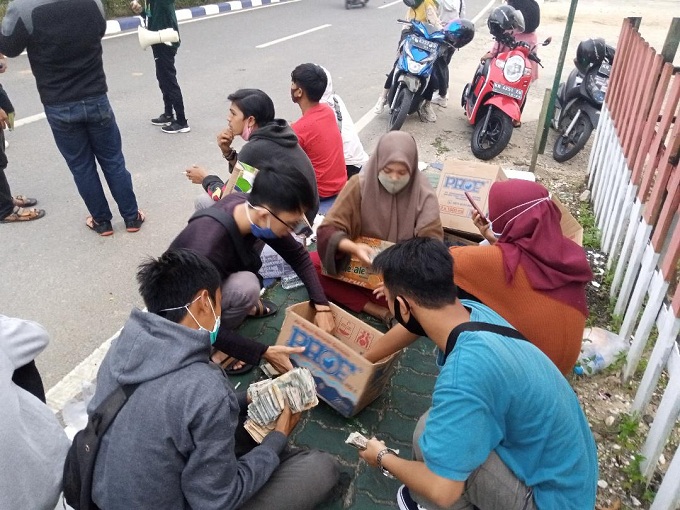 Pemuda Muara Teweh Galang Dana untuk Korban Kebakaran, Rp 21 Juta Terkumpul