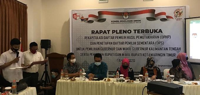 DPS dan TPS Pilkada Kotim Tahun ini Berkurang