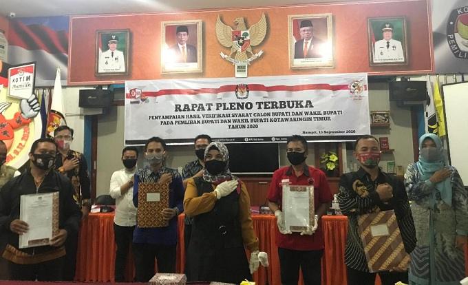 Berkas Tidak Lengkap, Paslon Kepala Daerah di Kotim Terancam Gugur