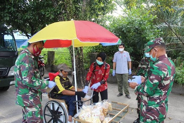 Bhakti Sosial Kodim Palangka Raya Sasar Kaum Difabel