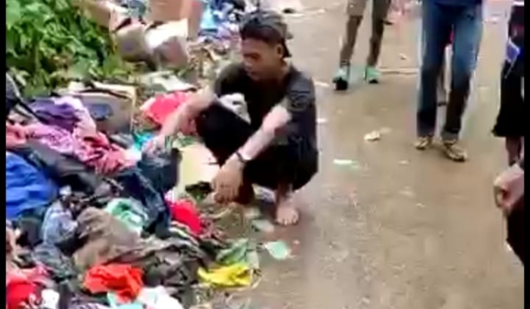 Viral ! Bantuan Pakaian Bekas di Kalsel Jadi Sampah, Ini Tanggapan Legislator Kotim
