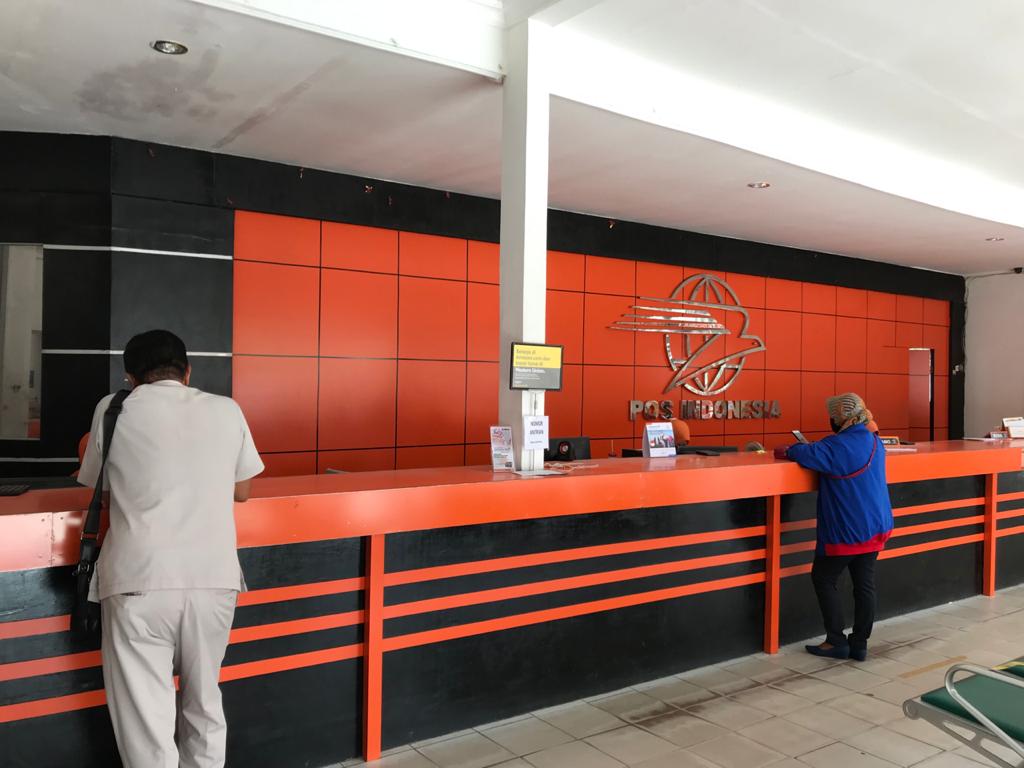 Penerima BST di Kantor Pos Sampit Berkurang