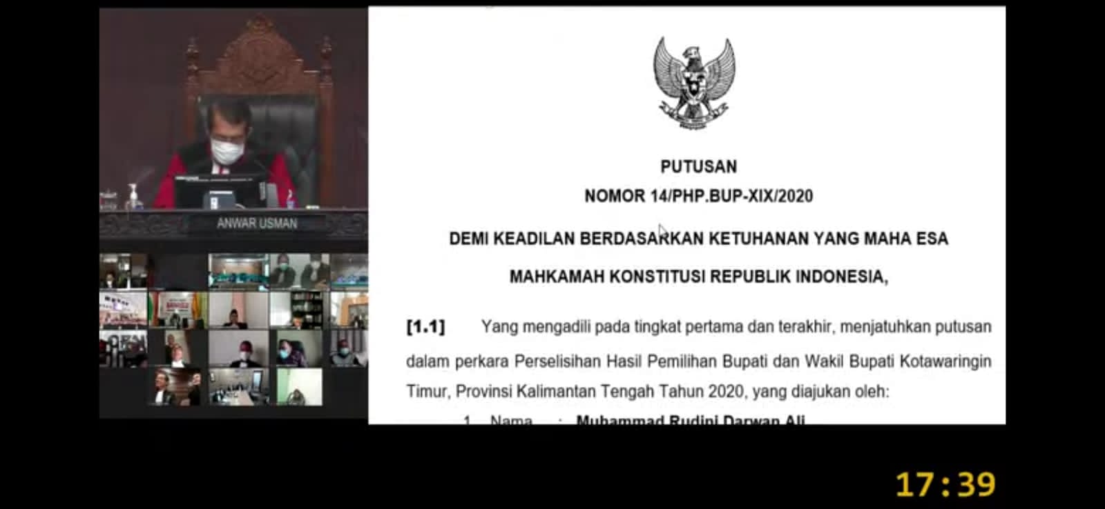 KPU: Harati Akan Ditetapkan Paling Lambat Tiga Hari Setelah Putusan MK