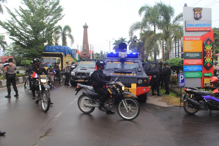 TNI Polri Gelar Apel Gabungan dan Patroli Skala Besar