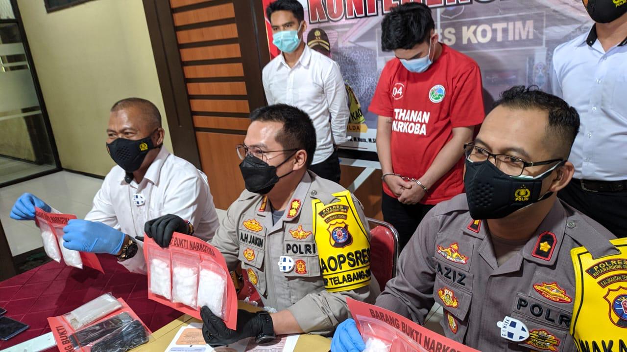 Miliki Sabu 709 Gram, ABG di Kota Besi Diamankan Polisi