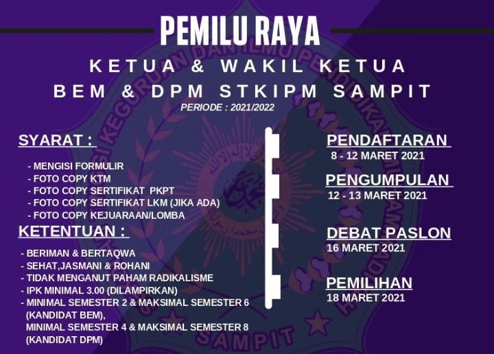 STKIP Muhammadiyah Sampit Cari Ketua BEM dan DPM