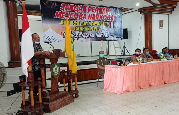 Impikan BNNK di Kotim, Kadispora: Biar Pemberantasan Narkoba Maksimal