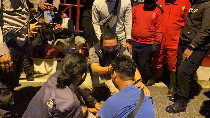 Aksi Bunuh Diri di Jembatan Kahayan Digagalkan Ditsamapta Polda Kalteng