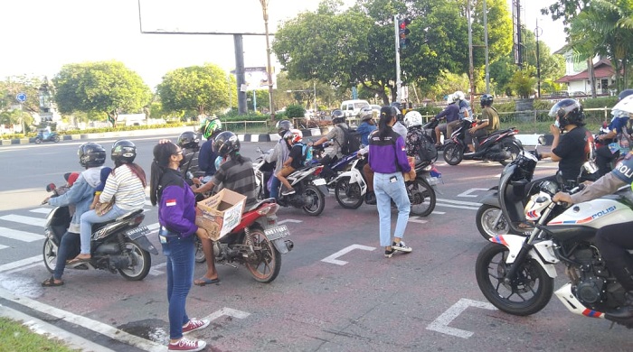 Dua Hari di Jalan, GMKI Palangka Raya Kumpulkan Rp 21 Juta untuk NTT dan NTB
