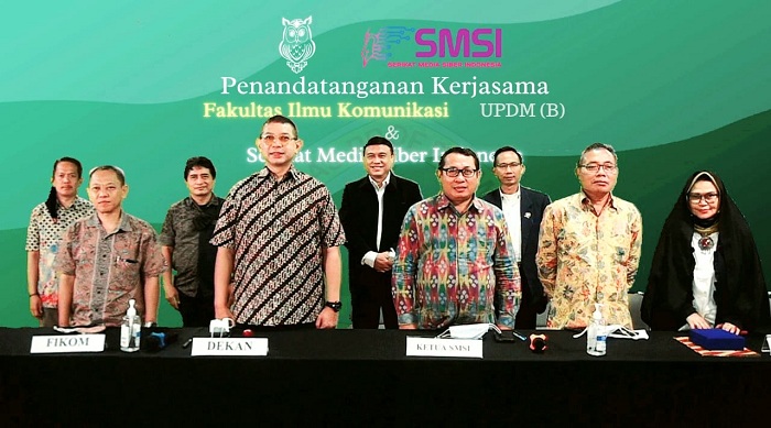 SMSI dan UPDM Jalin Kerja Sama Untuk Penyelenggaraan UKW