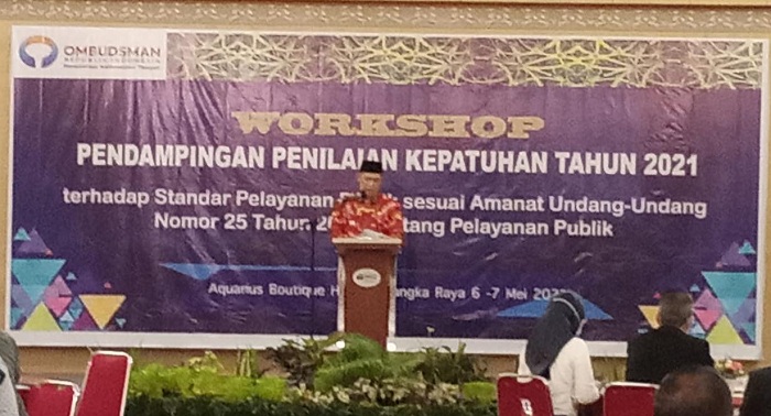 Ombudsman Dampingi Pemerintah Daerah se-Kalteng Patuh