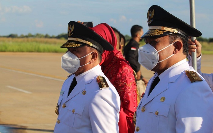 Gubernur-Wakil Gubernur Kalteng Sugianto-Edy Disambut Hadrah, Karungut, dan Doa Masyarakat