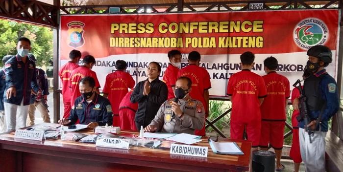 Empat Hari, Polda Kalteng Amankan 52 Paket Sabu
