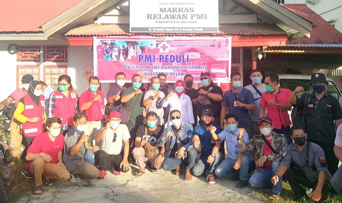 PMI Peduli Terhadap Jurnalis Melawi