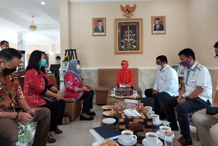 Bahas UMKM, Kadin Kalteng Sambangi Dekranasda