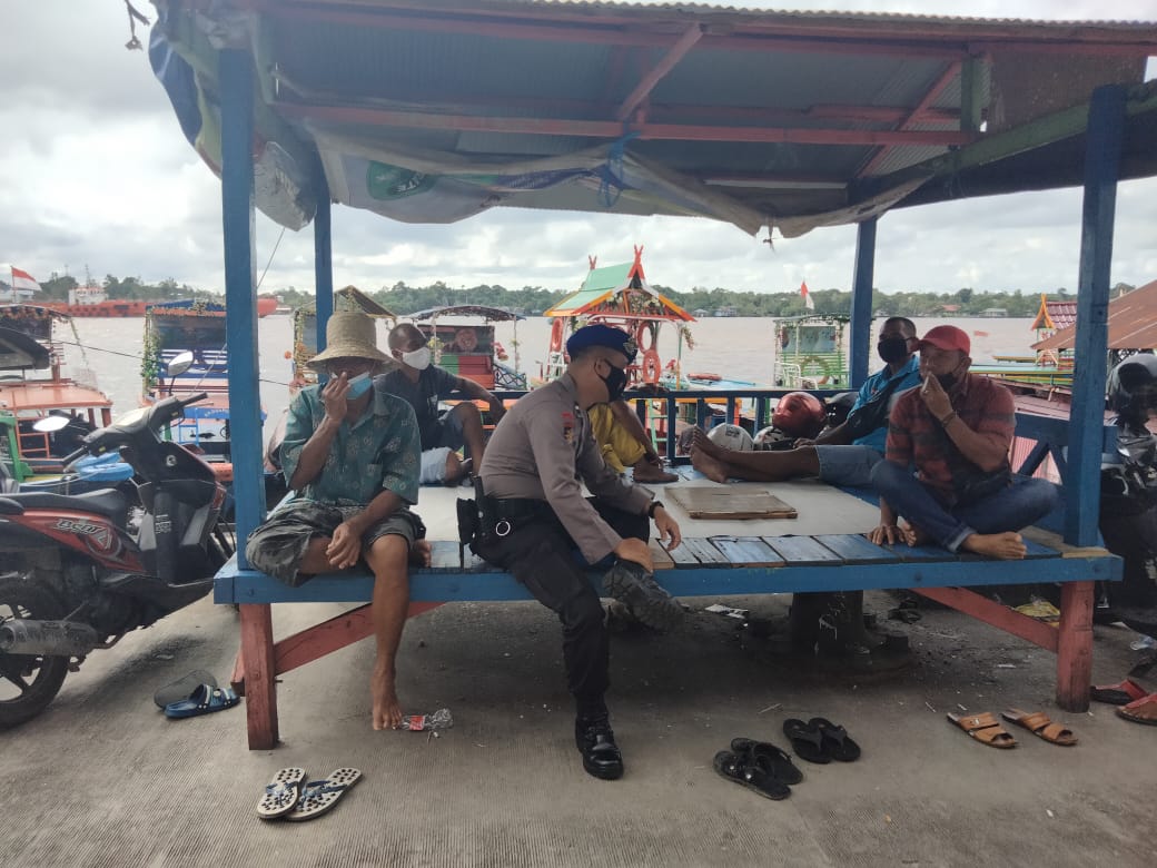 Satpolairud Polres Kotim Patroli Preman Di Pelabuhan dan Dermaga