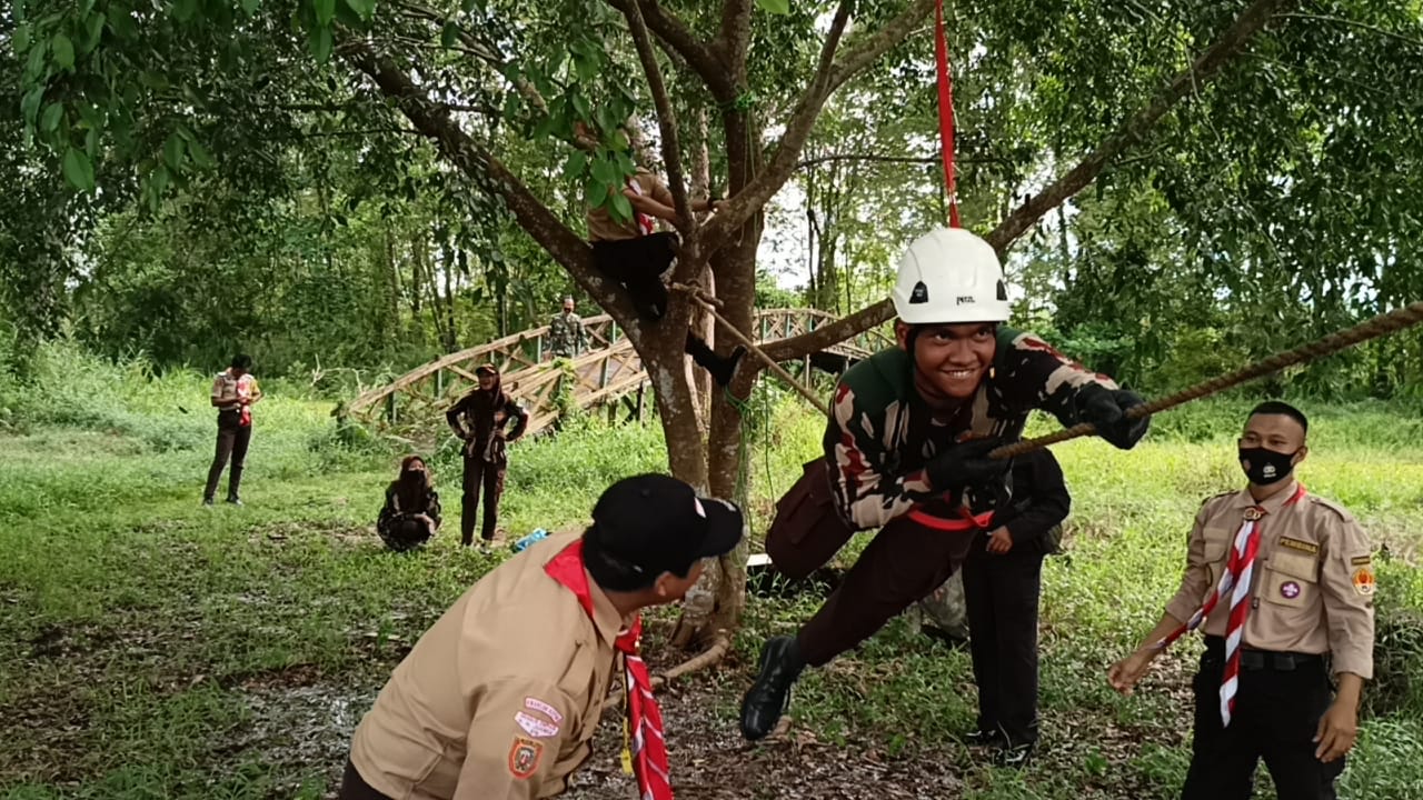 Pramuka Saka Wira Kartika Dilatih Kodim 1015/Sampit