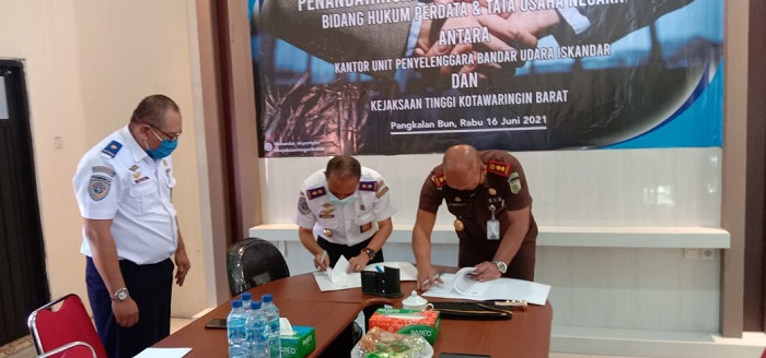 Kejari Kobar Siap Dampingi Pembangunan Proyek Bandara Iskandar Pangkalan Bun