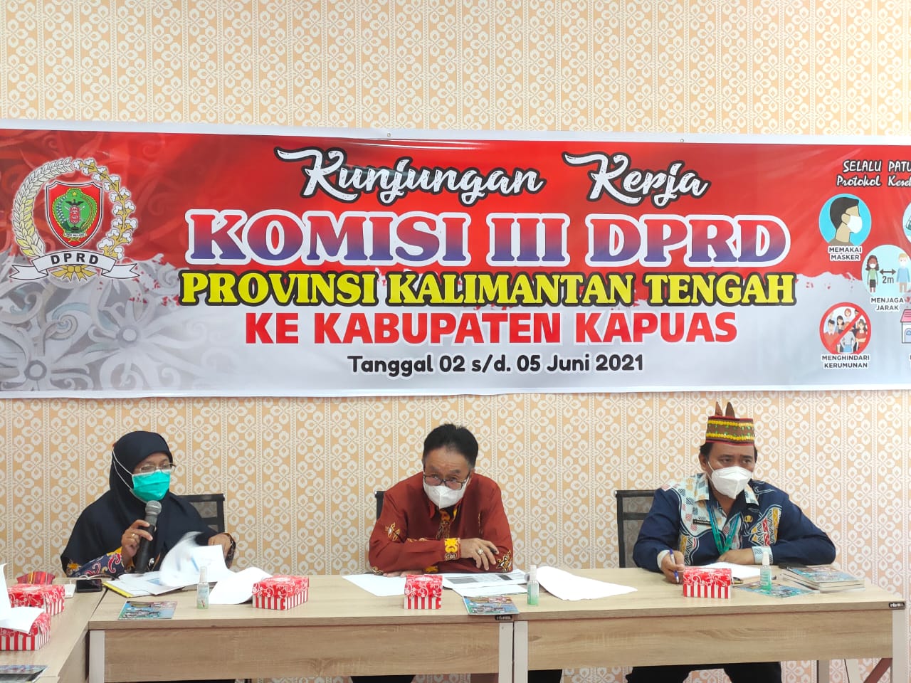 Komisi III DPRD Kalteng ke Kabupaten Kapuas, Ini yang Dibahas