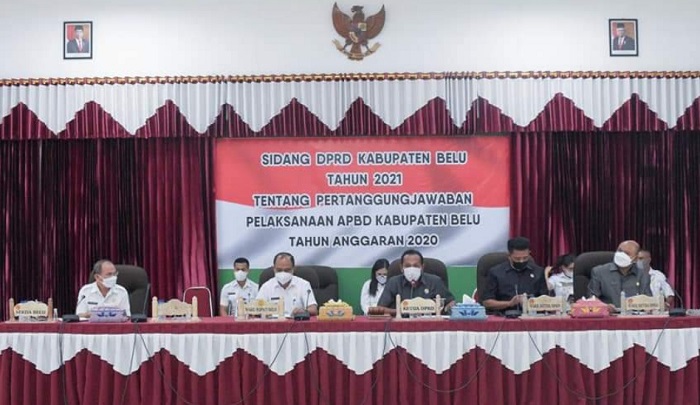 Kembali Raih WTP, LKPD 2020 Diterima DPRD Belu