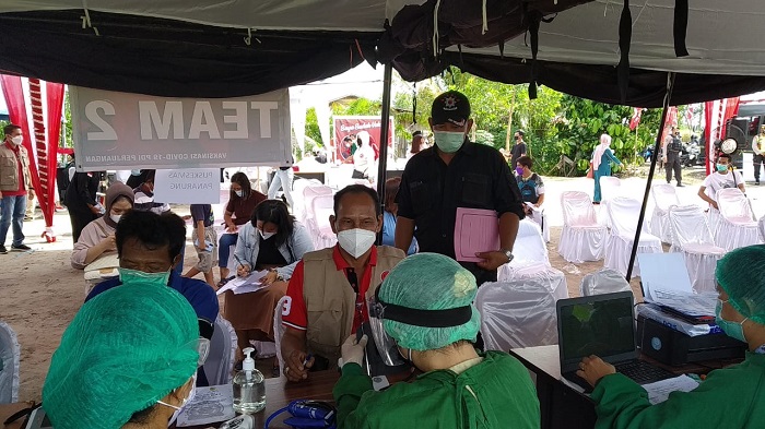PDIP Kalteng Gelar Vaksinasi Covid-19 Sebanyak 1200 Dosis