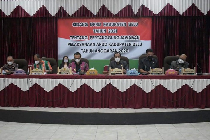 Bupati Sampaikan Jawaban Atas Pandangan Umum Fraksi DPRD Belu