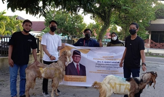 Anggota DPR RI Mukhtarudin Salurkan Hewan Kurban untuk Mahasiswa
