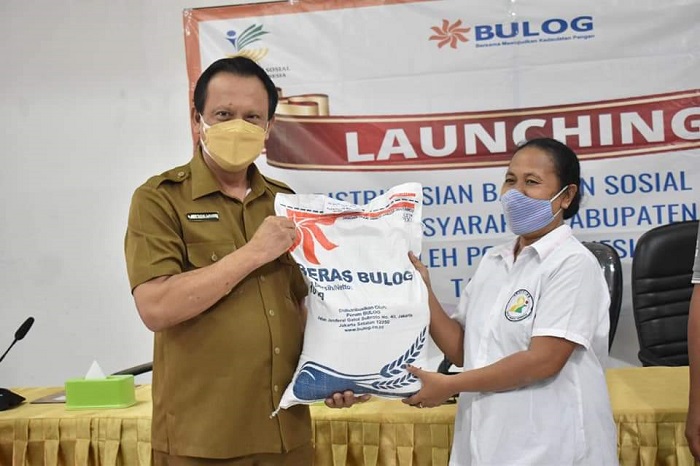 Launching Pendistribusian Bansos Beras, Bupati: Untuk Penduduk Asli Belu