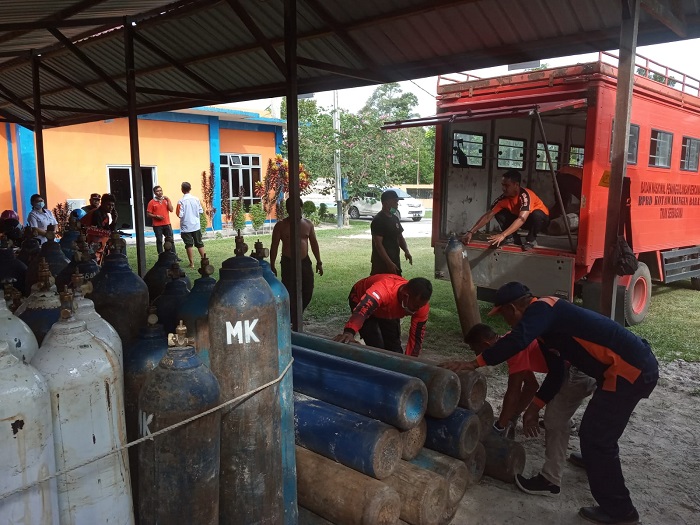 Ini Syarat dan Lokasi Isi Ulang Tabung Oksigen untuk Warga di Kobar