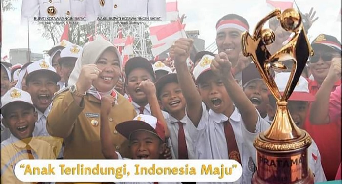 Kobar Berhasil Raih Penghargaan Kabupaten Layak Anak 2021