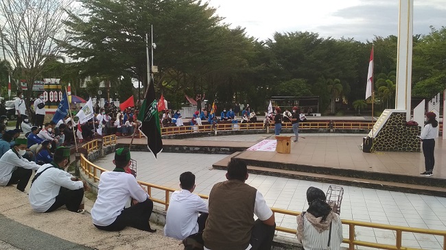 Sempat Dibubarkan Camat, Ini Poin Sikap Cipayung Plus Palangka Raya dalam Aksi Kemerdekaan