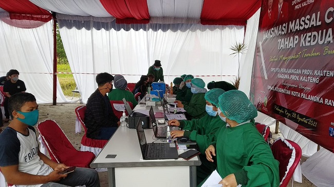 Kader PDIP Kalteng Ikut Serta Sukseskan Program Penanggulangan Pandemi
