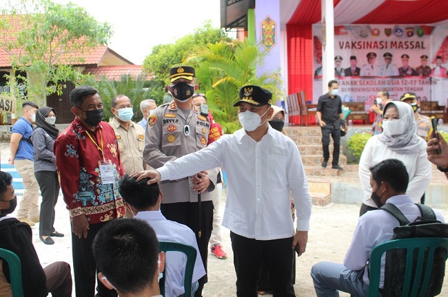 Siswa Kalteng Rindu PTM, Gubernur Dorong Percepatan Vaksinasi
