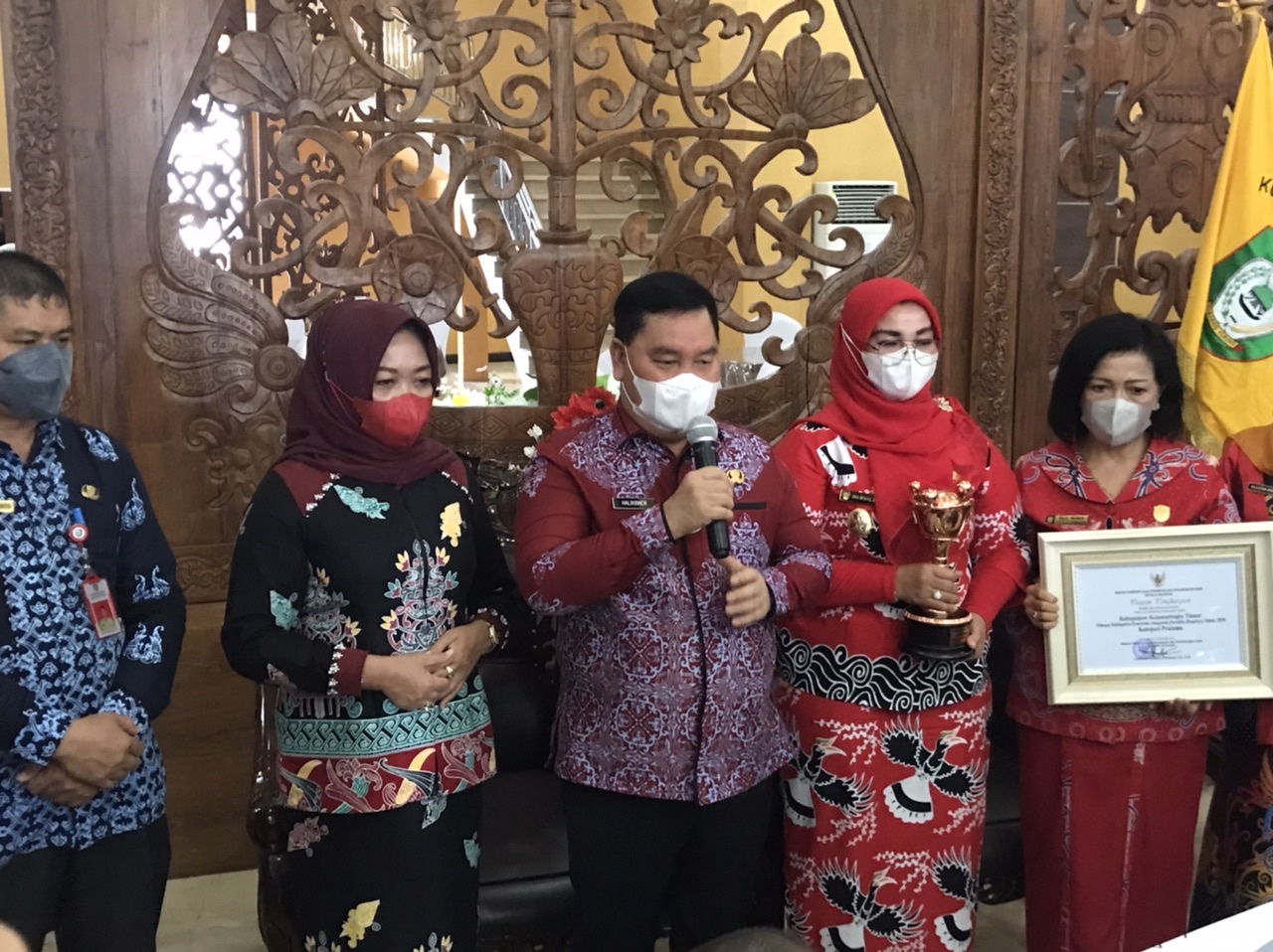 Kabupaten Kotim Raih Anugerah Parahita Ekapraya Dari Kementerian PPPA