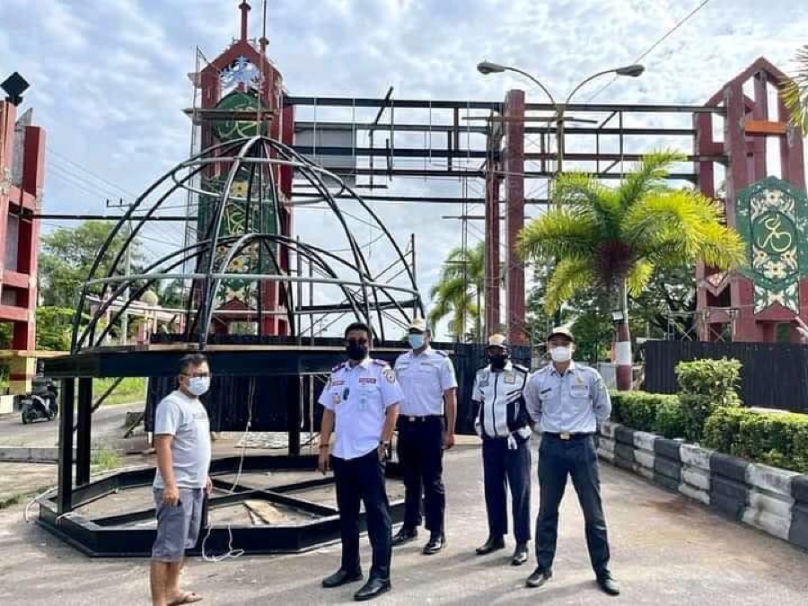 Sebulan Ditutup Akibat Pengerjaan Gerbang, Jalan Tjilik Riwut Besok Dibuka Total