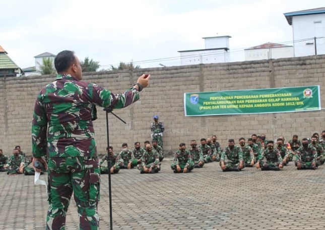 Antisipasi Bahaya Narkoba, Dandim 1012/Buntok Berikan Penyuluhan P4GN