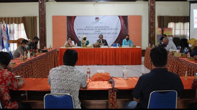 Kasdim 1012/Btk Hadiri Rakor Pemuktahiran Data dan Penyusunan DPB