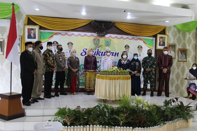 Dandim 1012/Buntok Hadiri Peringatan Hari Jadi Barito Selatan ke-62 Tahun