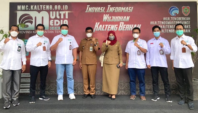 Kunjungi Dinas Kominfosantik, Ini yang Disampaikan Oleh MES Kalteng