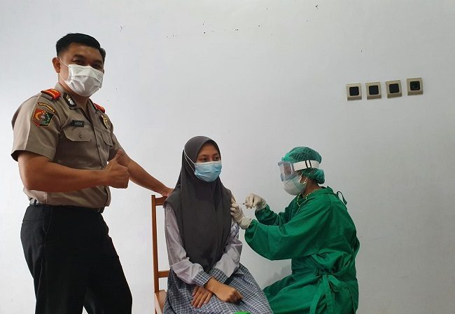 Kompol M. Ali Akbar Dorong Percepatan Vaksinasi Bagi Pelajar