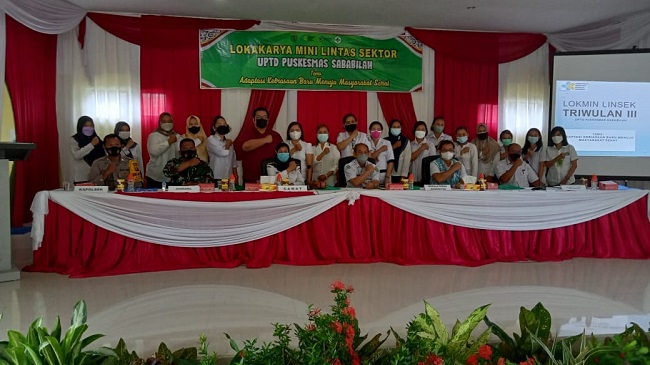 Anggota Koramil 1012-10/Dusun Selatan Hadiri Lokakarya Mini Lintas Sektoral