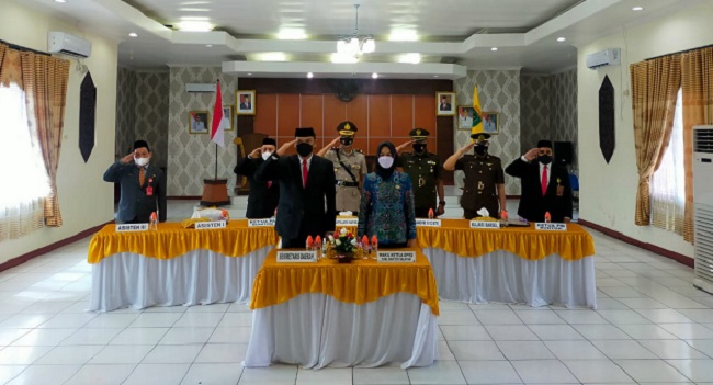 Kasdim 1012/Buntok Hadiri Peringatan Hari Kesaktian Pancasila
