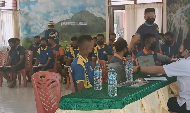 Lapas Kelas IIB Atambua Gelar Vaksinasi Bagi Warga Binaan