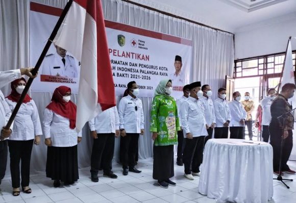 Dewan Kehormatan dan Pengurus PMI Kota Palangka Raya Resmi Dilantik